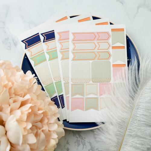 KSCRAFT Cute Labels Self- adhesive Paper Sticker for Scrapbooking/ DIY Crafts/ Card Making Decoration