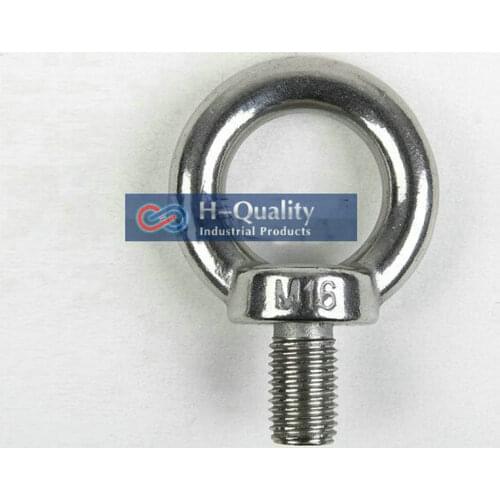 Rigging Hardware M6 DIN580 Metric Thread Stainless Steel 304 Lifting Small Eye Bolt