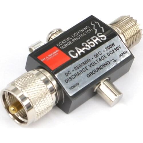 PL259 SO239 UHF Male to Female Connector Two Way Radio Repeater Coaxial Lightning Outdoor Antenna Arrester Surge Protector