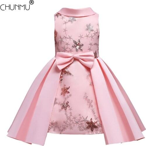 Flower Girls Dress Princess Children Party Dress Wedding Gown Elegant Kids Dresses for Girls Birthday Party Dress 2-10 Y Vestido