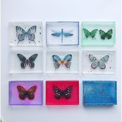 Handmade Diamond Painting Tools Glitter Purple Tray High Ridges Tray Easy to Shake the Crystals and Make Straight in Line