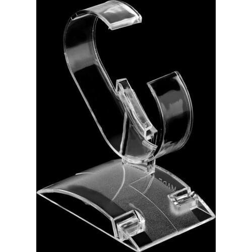 Clear Acrylic Watch Display Holder Stand Rack Showcase Tool Transparent Wristwatch Lightweight Stand Case