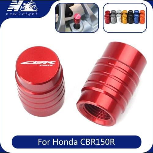 With Logo 2 Pcs For Honda CBR150R All Year Motorcycle Accessories CNC Aluminum Tire Valve Caps Wheel Stem Air Airtight Covers
