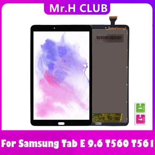 9.6" For Samsung Galaxy Tab E 9.6 T560 T561 SM-T560 SM-T561 LCD Display Touch Screen Digitizer Sensors Assembly Panel Replace