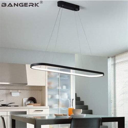 Nordic Idea Elliptic Lamp Modern LED Pendant Light Double Color Become Lights Hanging Lamps Pendant Lighting Home Decor