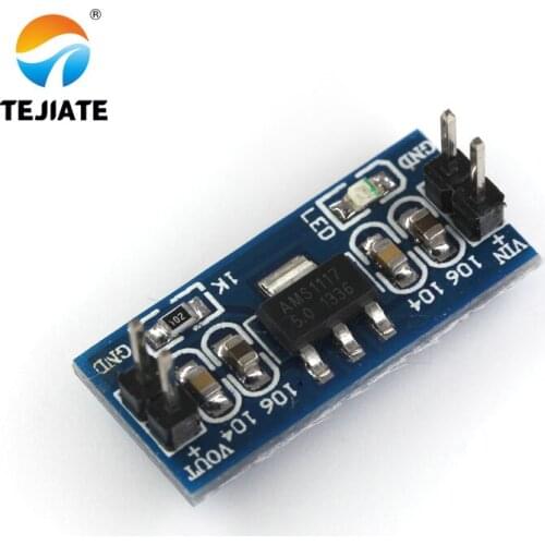 5Pcs Standard 6.0V-12V to 5V AMS1117-5.0V Power Supply Module AMS1117-5.0 Raspberry Pi PCB Board