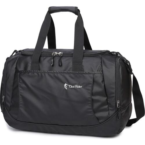Mens Black handbag Travel Bag Waterproof Oxford Large Capacity Travel Duffle Multifunction Tote Casual Crossbody Bags
