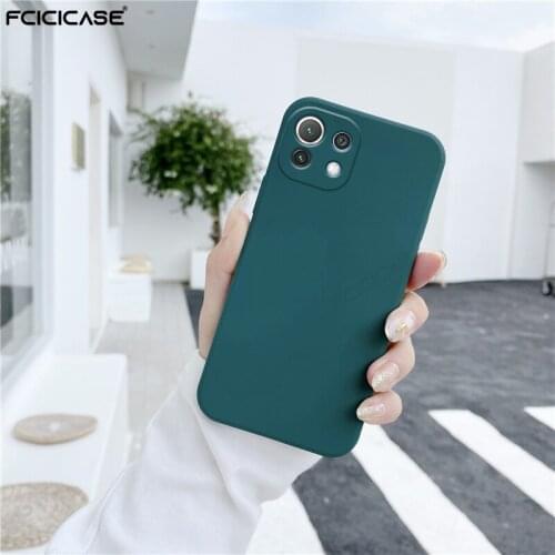 Thin Luxury Phone Case for Mi11 Mi 11 11X Pro Ultra Lite 11Pro 11Ultra 11Lite 11i 11XPro 5G Liquid Silicone Couples Cover