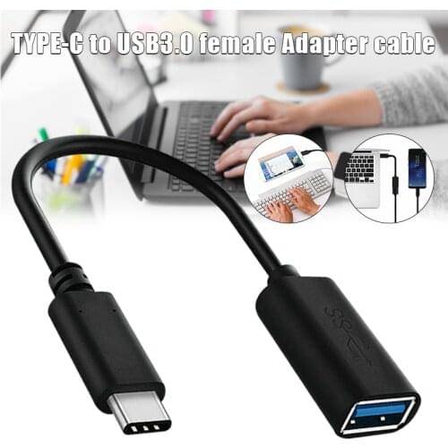 USB-C 3.1 Type C Male to USB 3.0 Female OTG Adapter Portable Converter Cable GK99
