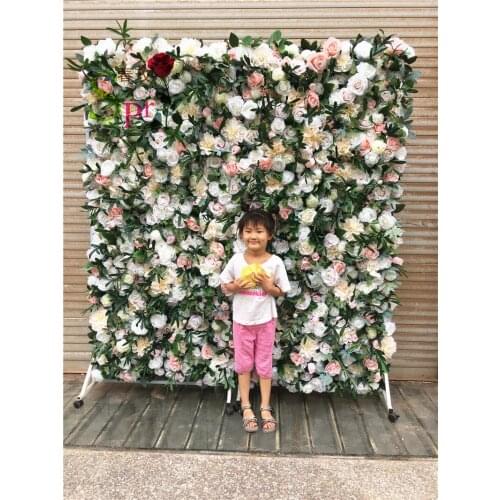 SPR new fashion artificial flower wall panel wedding decoration flower wall backdrop artificial flower for wedding
