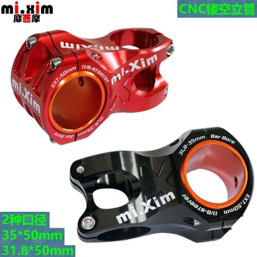 Mountain bike 50mm High-Strength Lightweight handlebar riser 35mm /31.8mm Stem for XC AM MTB Mountain Bicycle part