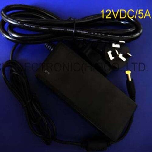 High quality 12V 5A LED Strip Power supply led 12vdc 60W Switching power supply,DC12V led adapter free shipping 1pcs/lot