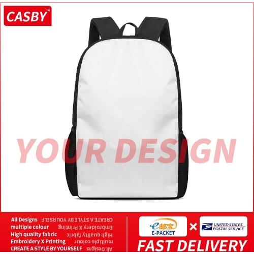 2020 Design Logo Backpacks Fashion All-match Personalized Custom Graphic Book Bags New Simple Solid Color Print Casual Pouch C