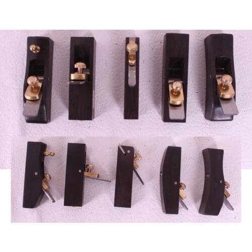 5pcs Planes Woodworking Tools luthier Violin Guitar maker tools Ebony #p27-31