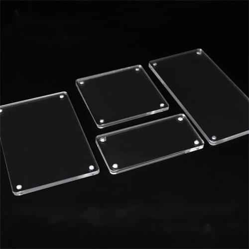 Acrylic Transparent Strong Magnetic Flat Sticker Price Display Stand Shopping Mall Supermarket Hotel Counter Advanced Label Card