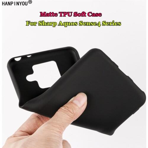 For Sharp Aquos Sense4 4G 5G Plus Lite basic Soft TPU Rubber Case Gel Comfortable Matte Protection Silicone Cover Shell