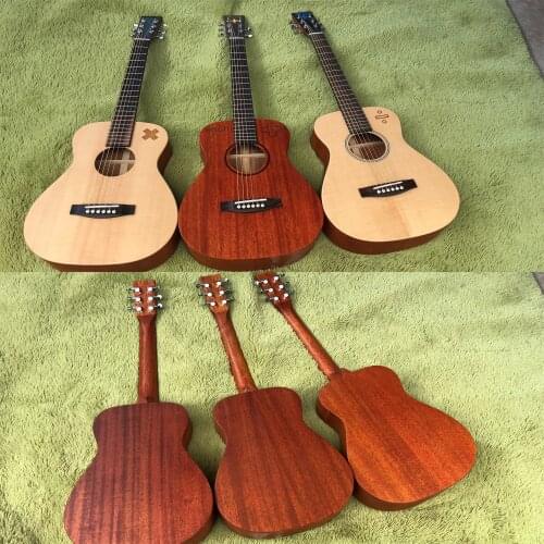34" travel acoustic guitar baby used mini acoustic electric guitar Coldplay 34 inches electrical acoustic guitar free shipping