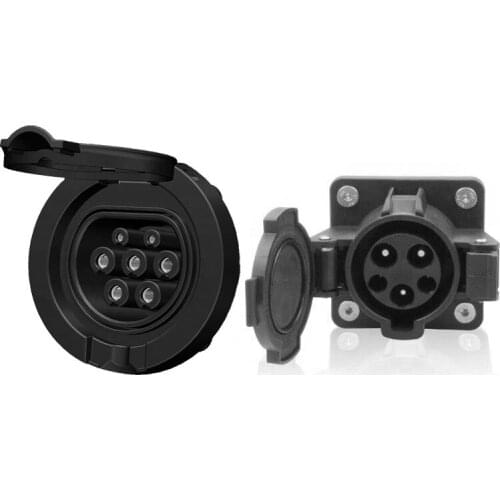 EV Charger Type 1 Male Type 2 Female Socket Testing Use Connectors Station Use Electric Car Good