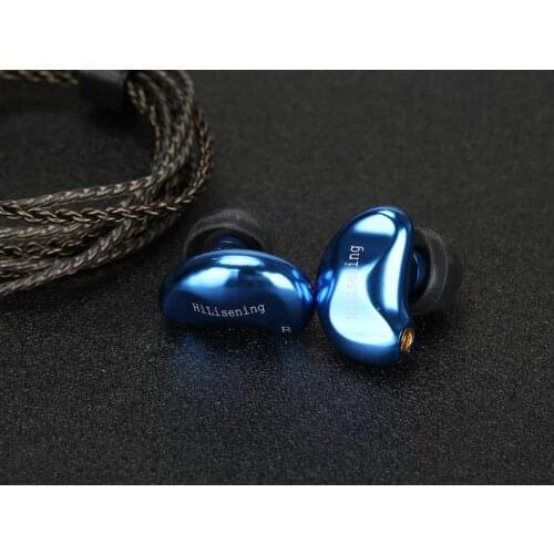 HiLisening HLS-S8 Dynamic Driver & Balanced Armature Hybrid MMCX In-ear Earphones
