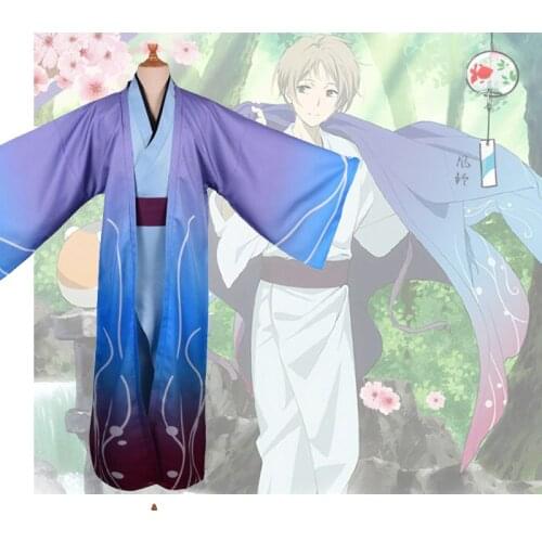 Anime Natsume Yuujinchou Natsumes Book of Friends Natsume Takashi Haori Yukata Kimono Outfit Custom Made