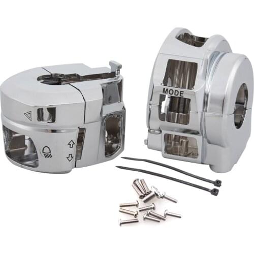 Motorcycle Chrome Hand Control Switch Housing Cover For Suzuki GSX-1300R Hayabusa GSX-R 1000 07-08 GSX-R 600 750 08-11