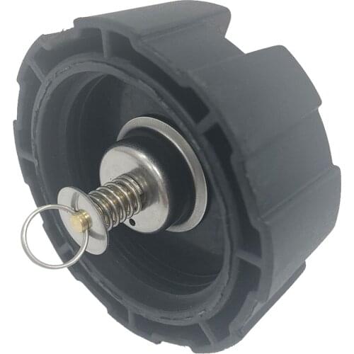 Durable Gas Cap Fuel Oil Tank Casing Cover Leakproof for Marine Outboard12L 24L O.D. 65.7mm/2.6'' I.D. 50.3mm/2