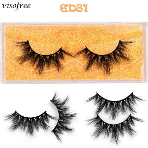 Visofree 3D Mink Lashes Natural False Eyelashes Dramatic Volume Fake Lashes Makeup Eyelash Extension cruelty free Eyelashes