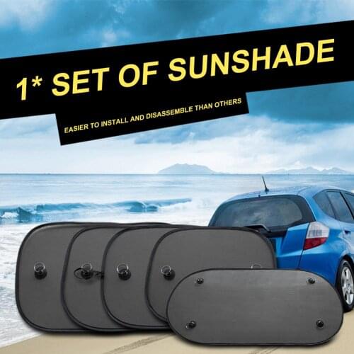 Car Sun Shade UV Protection Car Curtain Car Window Sunshade Side Window Mesh Cover Sun Visor For Car Trunk RV Travel Supply