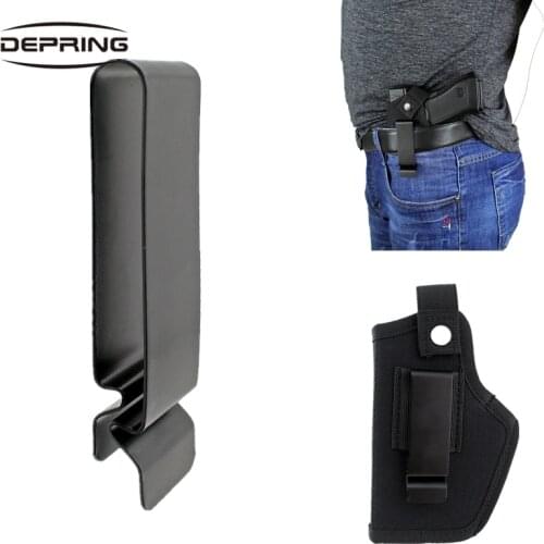 Heavy Duty Belt Clip Gun Holster Case Iron Buckle for Hunting Accessories Without HolsterHung on Pants or Gun Dropshipping