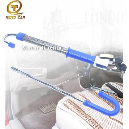 Universal Car Lock Anti Theft Folding Steering Wheel Lock Vehicle Security Lock System Alloy Parking Safety Styling Accessories