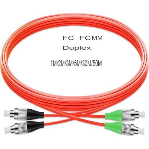Fibre jumper 5PCS/lot FC/UPC - FC/APC fiber optic patch cord ,1M 2M 3M 5M Duplex Multimode cable FC-FC optical