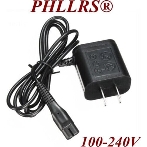1Pcs A00390 Replace head AC DC Us Plug Charger Power Cord Adapter for Philips shaver S100 S101 S106 S108 S110 S111 S116 S118