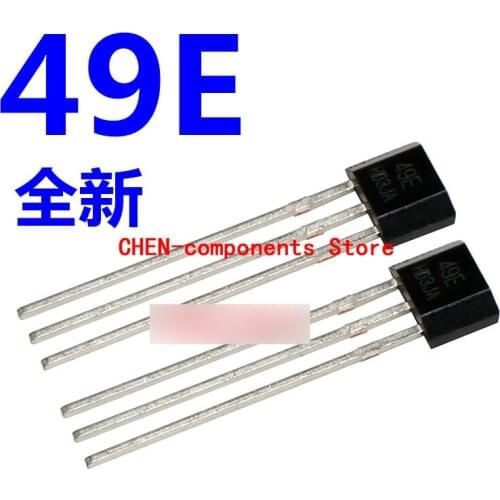100pcs Hall element 49E SS49E AH49E linear switch sensor brand new