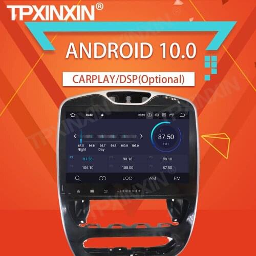 4+64G For Renault Clio 2017 - 2018 Android10.1 Inch Car Stereo Tape Recorder Multimedia Video Player GPS Navigation HeadUnit