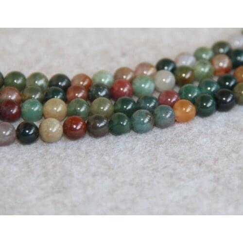 6mm Fashion New multicolor India Onyx beads Round shape chalcedony stones 15" Jewelry making design wholesale