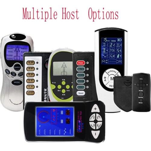 7 Styles Electric Shock Host Controller Electric Stimulation Massage Power Therapy Box Medical Themed Sex Toy For Women Men