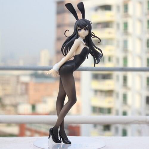 Anime Rascal Does Not Dream of Bunny Senpai Sakurajima Mai 1/7 Scale PVC Action Figure Model Toys