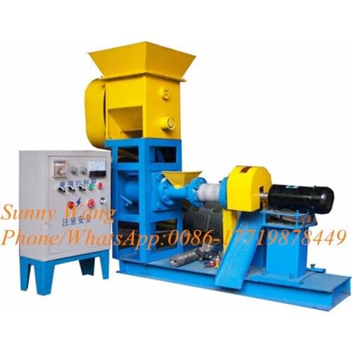 Puffed fish feed extruder fish feed pellet making machine floating fish feed pellet machine