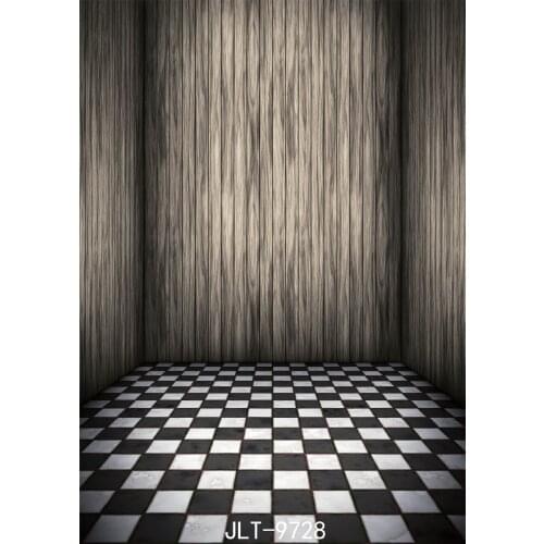 Photography Backdrops Wooden Wall Black and White Marble Floor Backgrounds for Photo Studio Photography Accessories Vinyl 3D