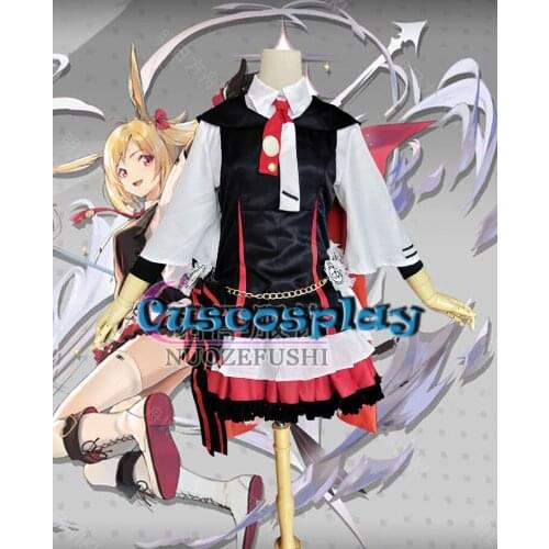 Game Arknights Sora Cosplay Costume full set outfit and wig Halloween Carnival costume for women adults