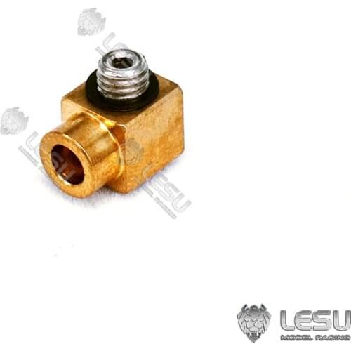 LESU Brass Nozzle 4*3MM Pipe for Scale DIY Hydraulic RC Excavator Truck Loader TH16983-SMT3