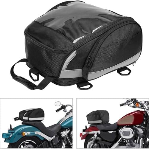 Motorcycle Rear Tail Seat Bag Waterproof Helmet Bag Bike Bag 330x210x190mm