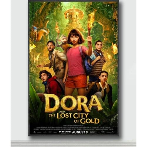 NJ072 Dora and the Lost City of Gold Movie 1 Silk Posters and Prints wall art Art Poster Home Decor