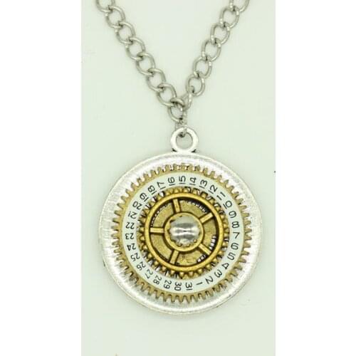 New Custom Steampunk Gear Pendant Watch Parts Necklace Jewelry Vintage Gothic