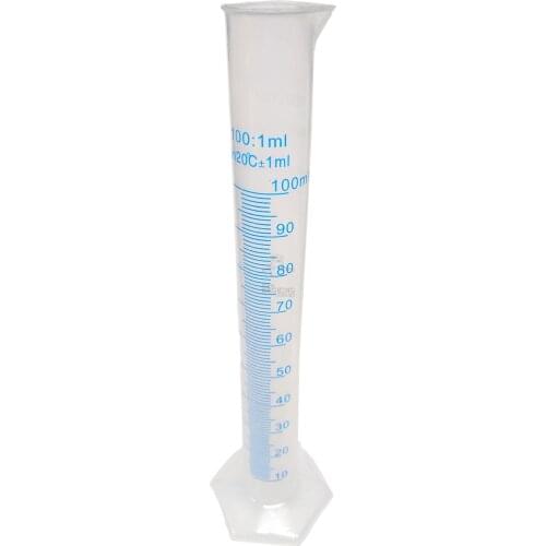 100ML POLYPROPYLENE MEASURING CYLINDER WITH 1ML GRADUATIONS--HOME BREW