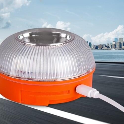 LED V16 Traffic Safety Warning Lights LED Work Lamp Outdoor Lighting Car Emergency SOS Lights Magnetic Car Beacon Lights Chargab