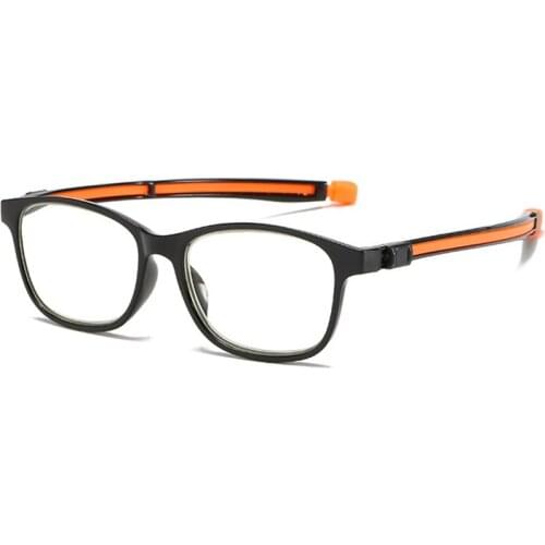 Ultralight Anti Blue Light Magnet Hanging necK Myopia Glasses for Women Men Students Adjustable Legs Short Sighted Eyeglasses