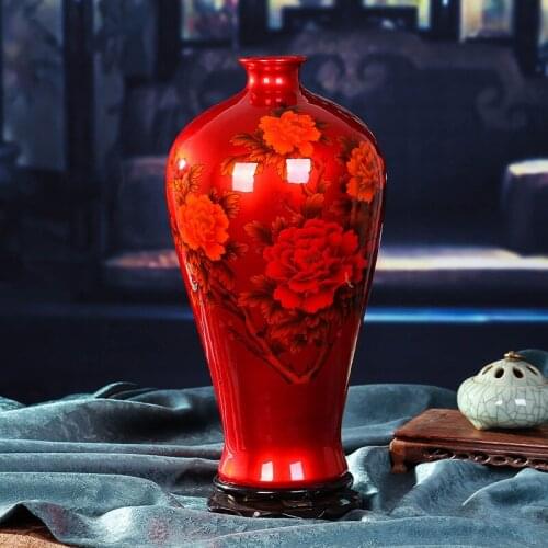 Jingdezhen vase TV ark furnishing articles ceramic vase household sitting room adornment porcelain vases porch place bag mail