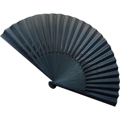 Silk Hand Held Fan Chinese Style Solid Fan Dance Party Wedding Fan Folding Fan Dance Photo Props Home Decoration Ornaments