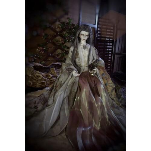 1/3 BJD Clothes Ancient Costume Hanfu Samurai Outfit Set for BJD/SD Big Girl SD17 SSDF ID75 Strong Uncle Doll Accessories C1070